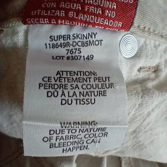 MAKERS OF TRUE ORIGINALS “Super Skinny” Light Desert Camouflage Print Jeans 30 - Picture 10 of 13